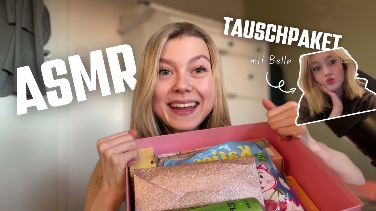 ASMR: Unboxing Tauschpaket (ramble German)