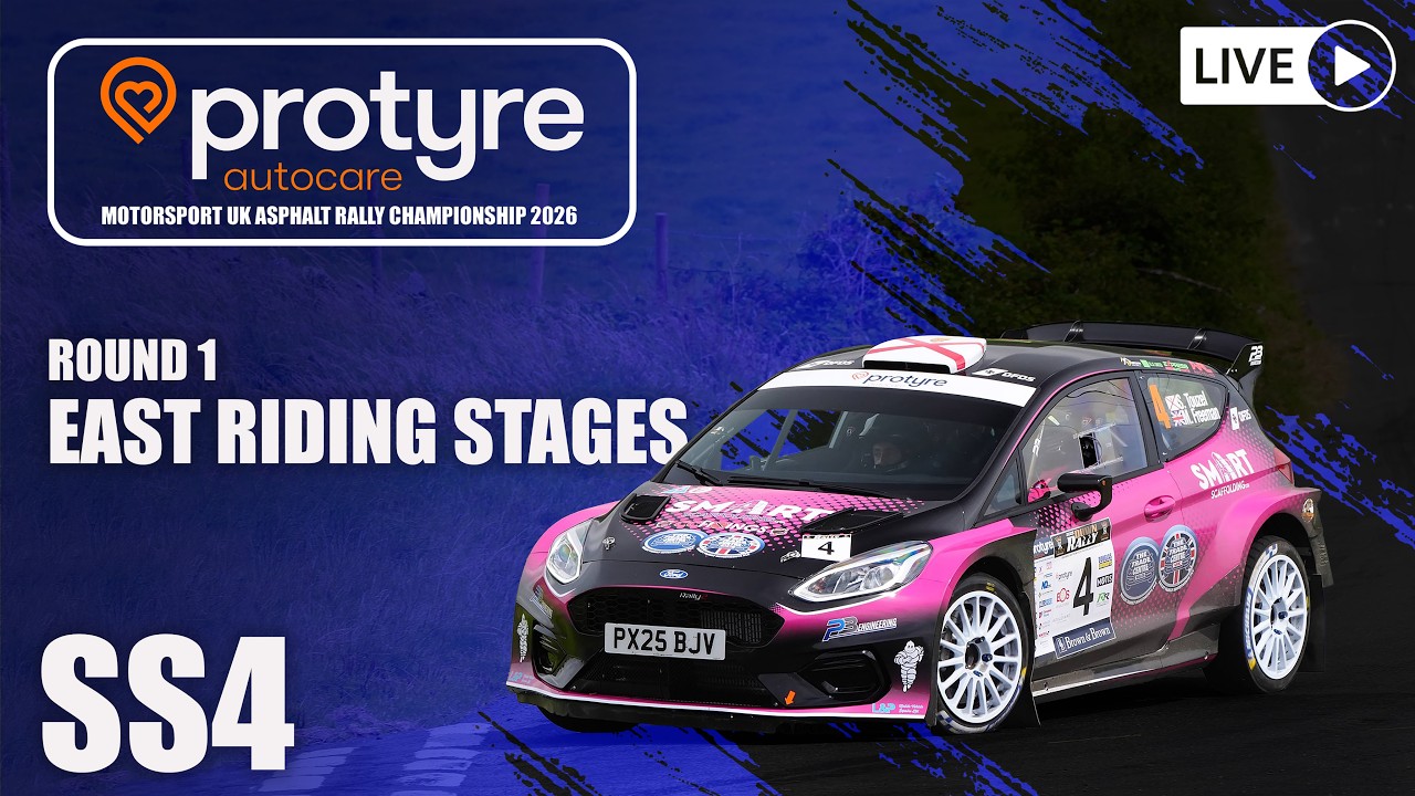 LIVE! East Riding Stages 2026 - Stage 4 - Protyre Asphalt Rally Championship
