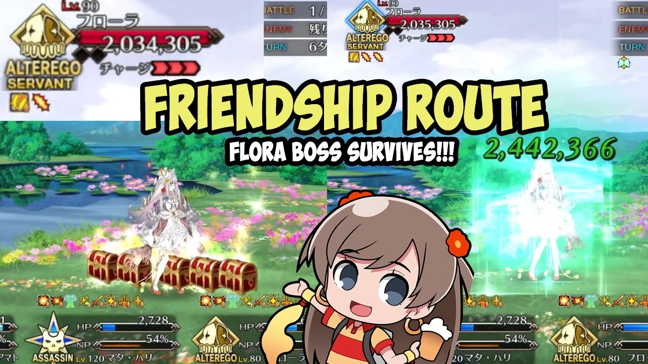 【FGO】Clearing The Challenge Quest with Mata Hari without beating Flora.