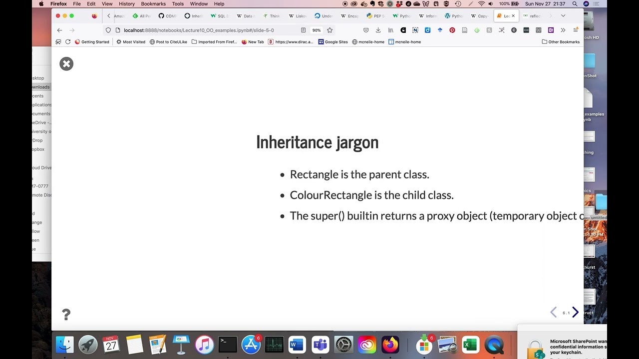 Brief overview of inheritance in python