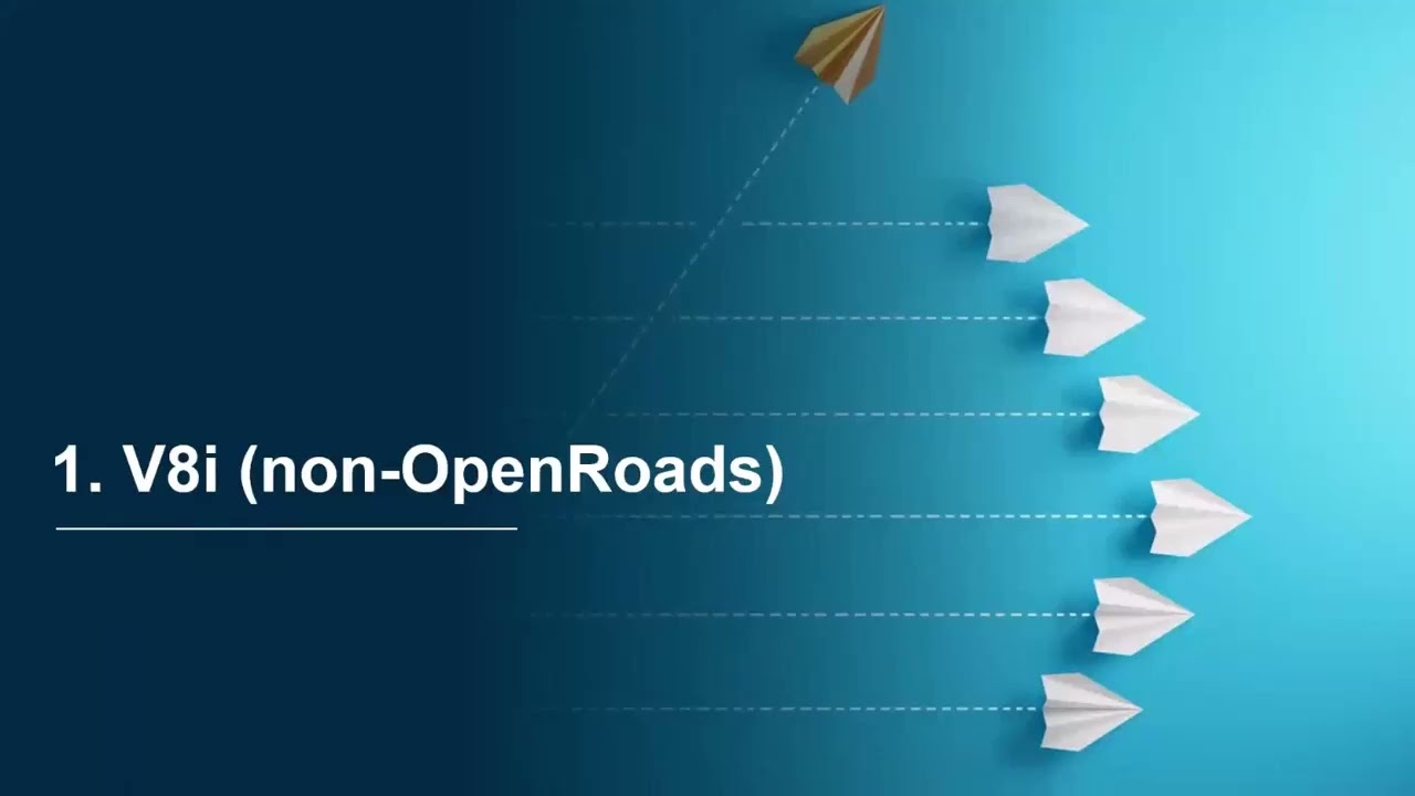 2022 Bentley Civil User Conference - Data Migration New Tools and Workflows