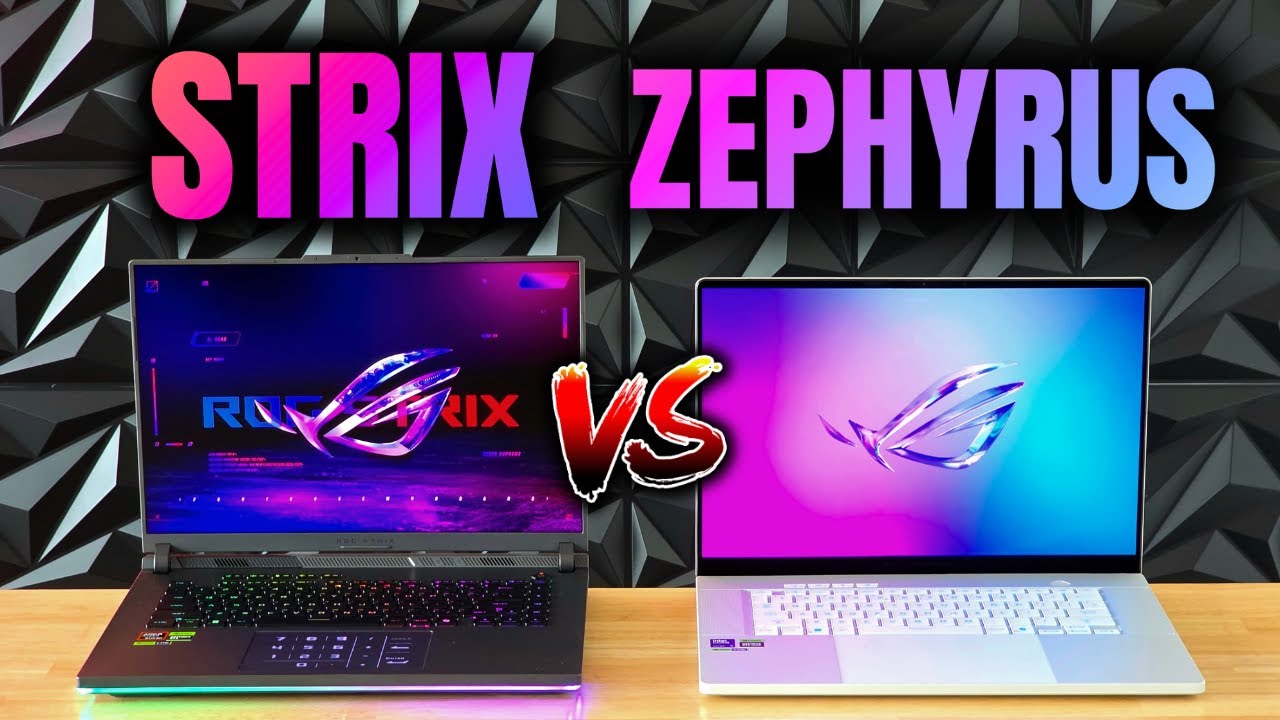 Zephyrus G16 vs STRIX G16 (2025) - THIN vs THICK Gaming Laptop [Asus ROG]