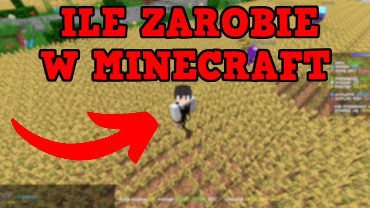 ILE ZAROBIE W MINECRAFT GRAJAC PRZEZ GODZINE? GENCASH (INKMC.PL)