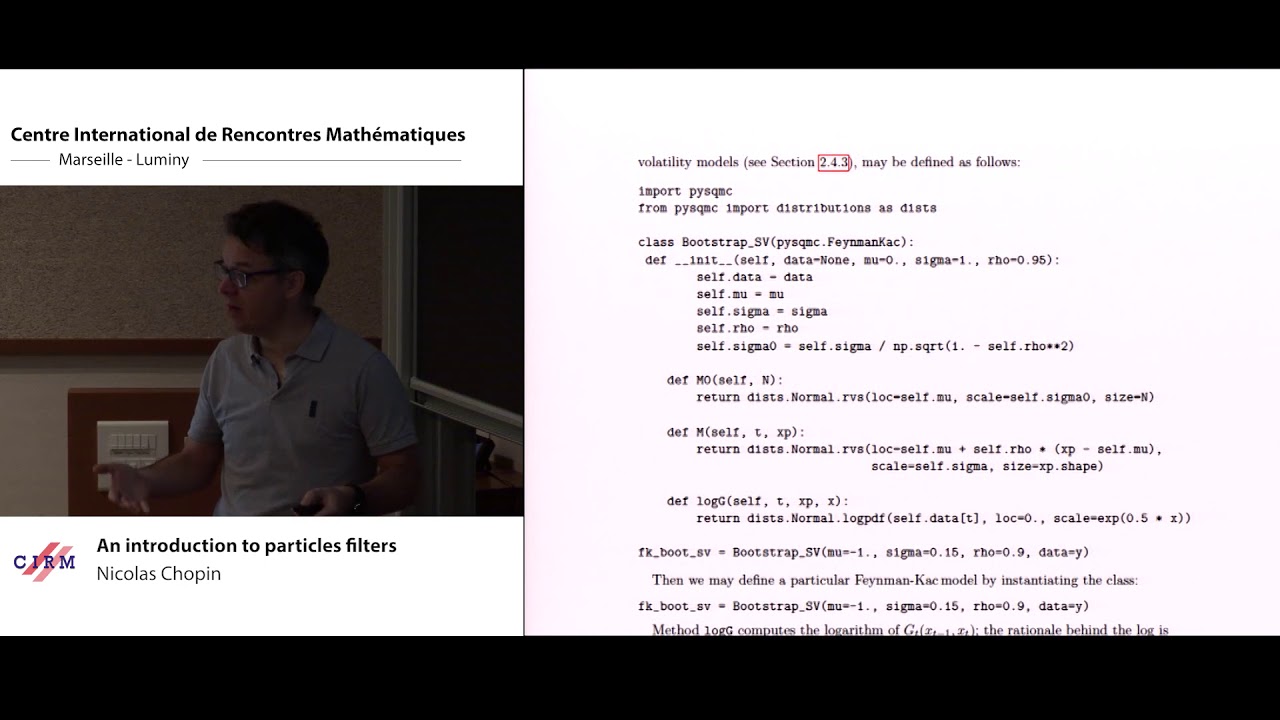 Nicolas Chopin: An introduction to particle filters