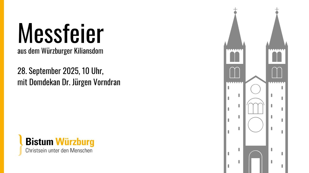 Messfeier am 28. September 2025, 10 Uhr