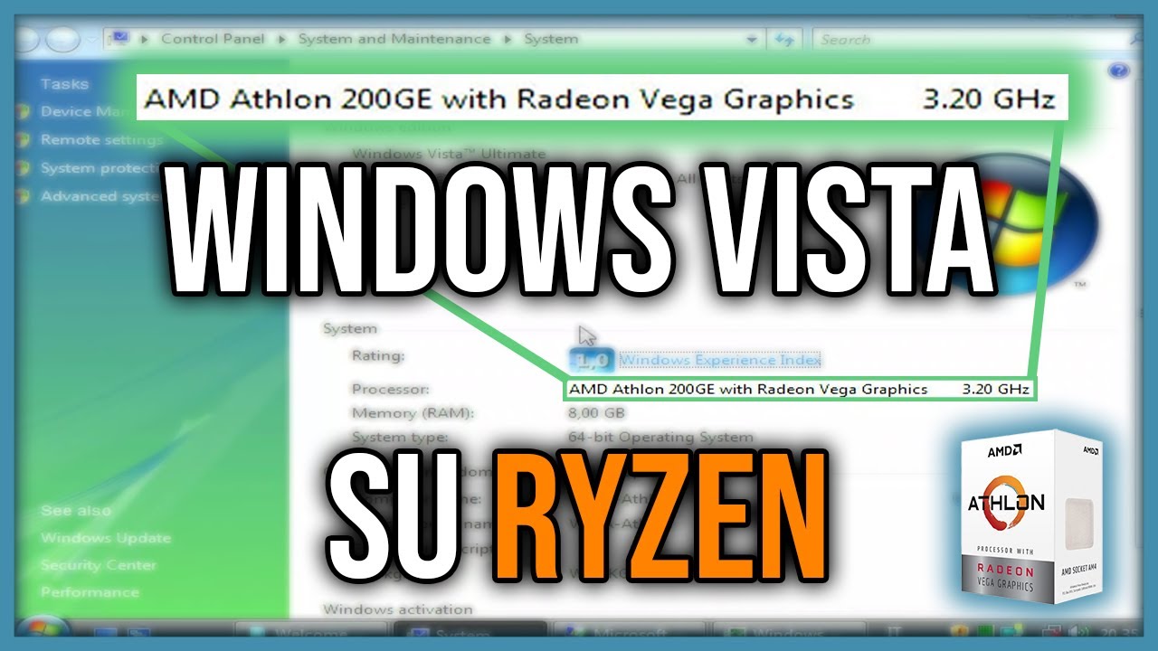 Ho installato Windows Vista su un PC moderno!