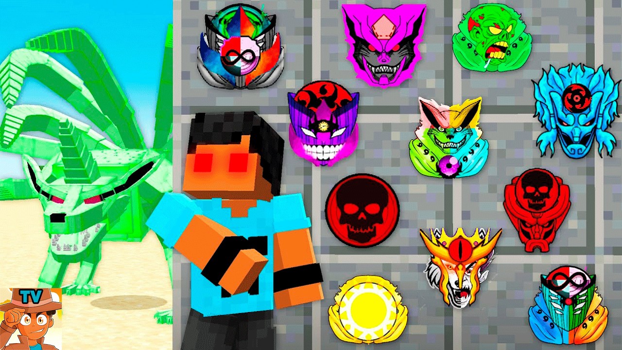 ARSENAL de MODOS do NARUTO no Minecraft