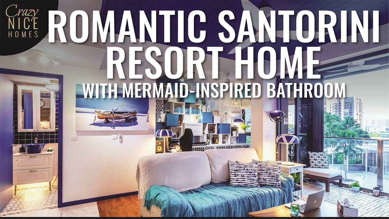 Explore A 3 Bedroom Condo Inspired By Greek Island Santorini | Condo Home Tour