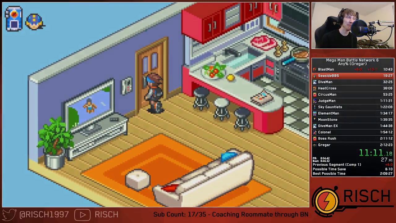 Mega Man Battle Network 6 - Any% Gregar Speedrun in 2:11:30