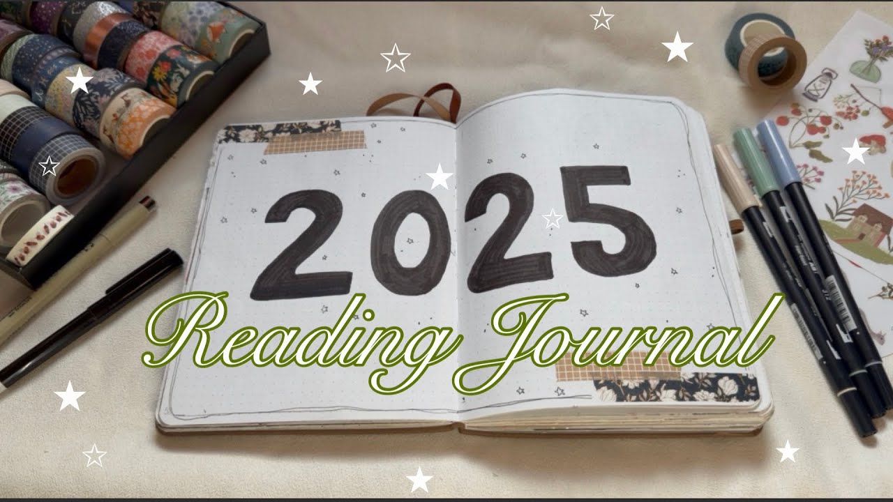 2025 READING JOURNAL FLIP THROUGH 🍄🌙