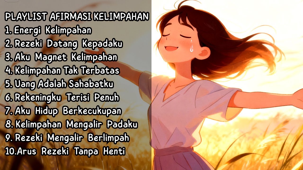 Rasakan Keajaibannya! Album Lagu Afirmasi Positif Paling Kuat, Lagu Afirmasi Uang Mengalir Deras *22
