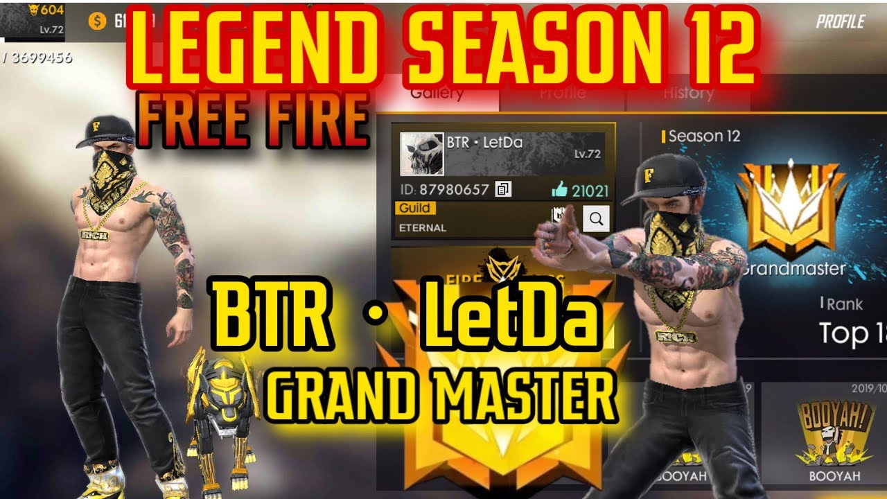 ROAD TO GRAND MASTER 24 JAM NON STOP I!! SEASON 12 FREE FIRE - LETDA HYPER