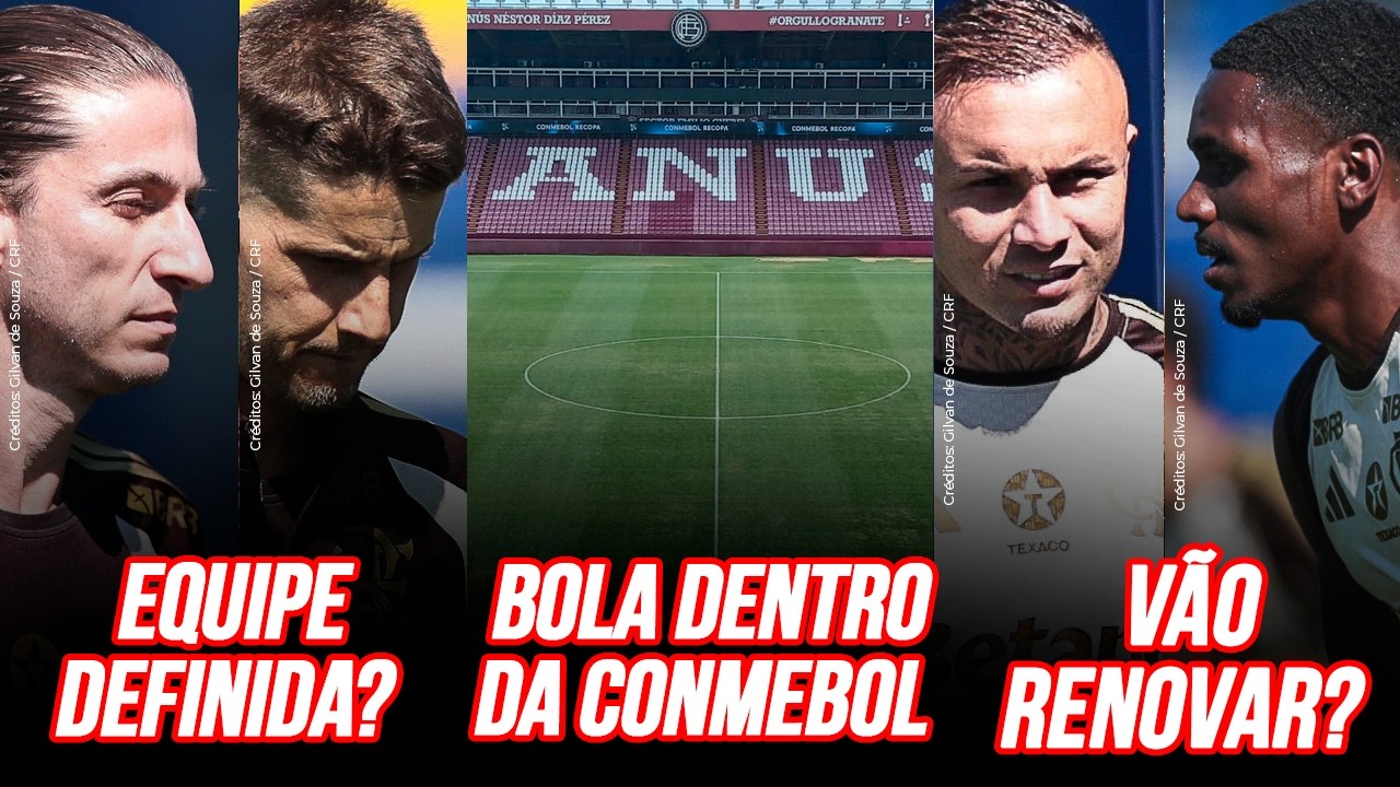 PROVÁVEL ESCALAÇÃO DO FLAMENGO | CEBOLINHA E EVERTTON ARAÚJO VÃO RENOVAR? | NOVIDADE NA RECOPA