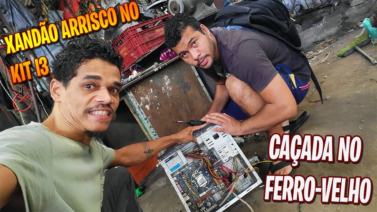 CAÇADA DE HARDWARE NO FERRO VELHO ACHAMOS 2 KITS SERÁ QUE VAI FUNCIONAR ?