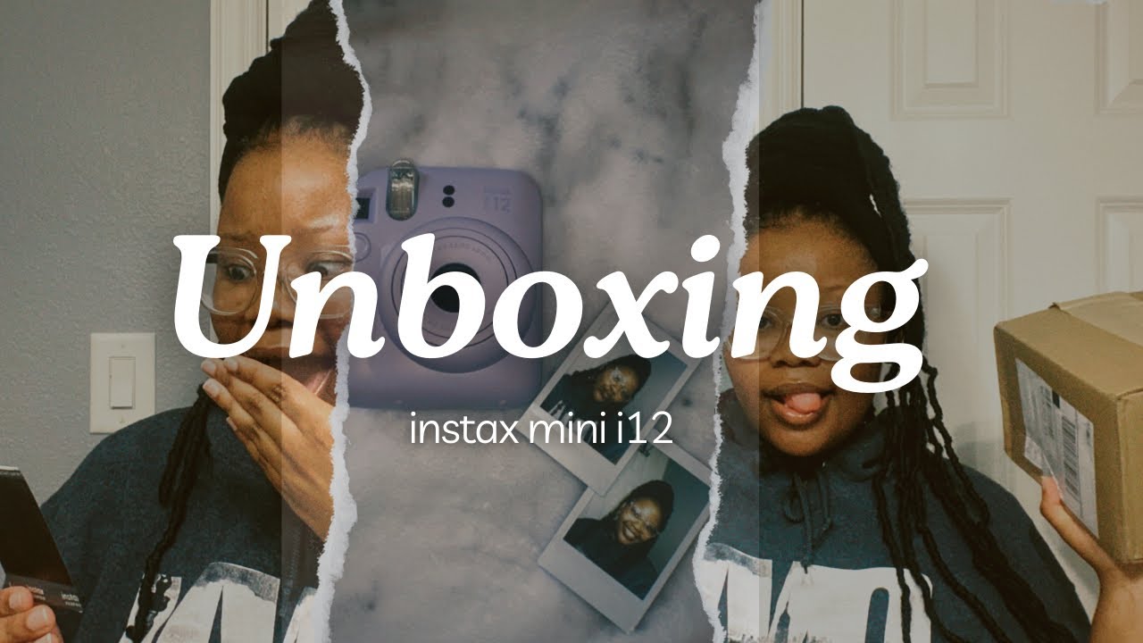 instax mini i12 unboxing | set up, first shot + accessories ✨💜