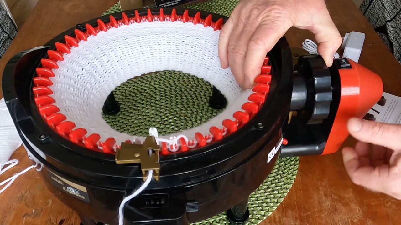 Addi Knitting Machine UPGRADE! ⚡ Steve Installs GEOCCI Motor & Tina Knits a Beanie in 15 Minutes 🧶