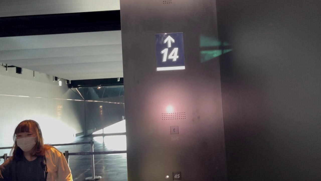 渋谷スカイのエレベーター（上り）