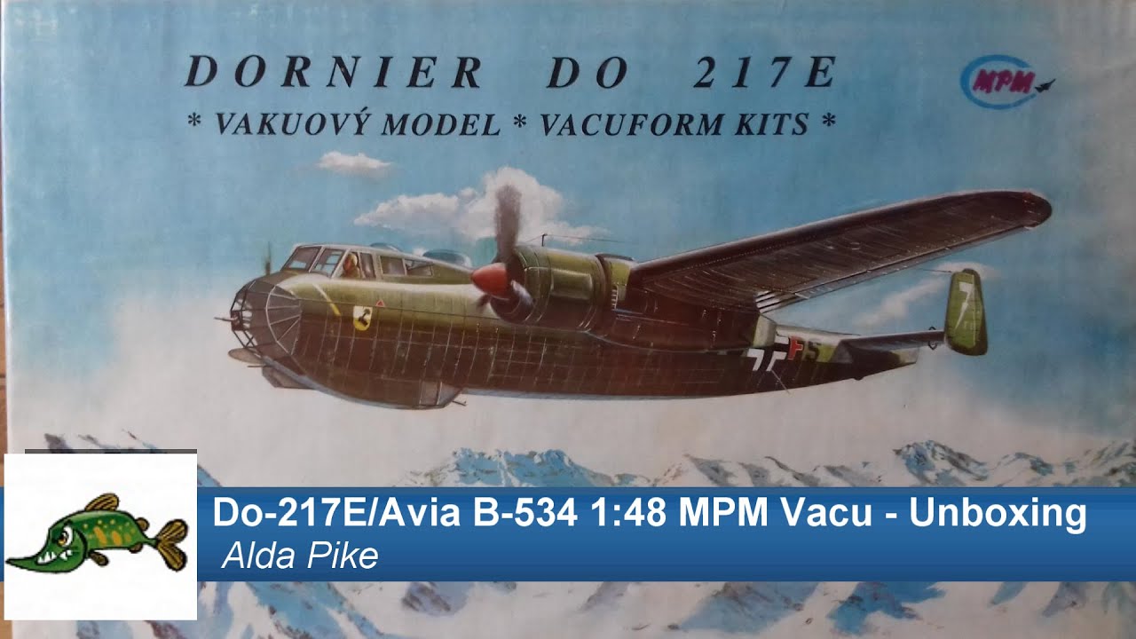 Do 217E/Avia B-534 1:48 MPM Vacu - Unboxing
