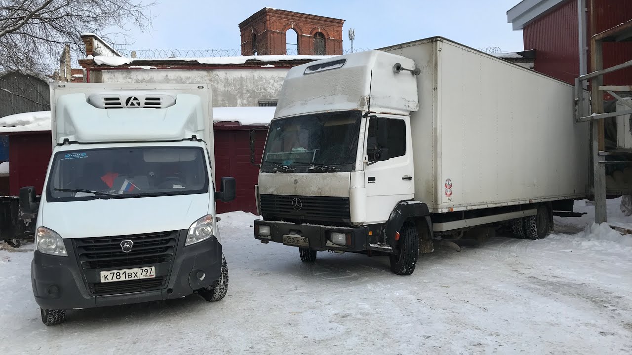 Работа на Мерседес 814 в Москве | Замена ламп | Чем обшить будку