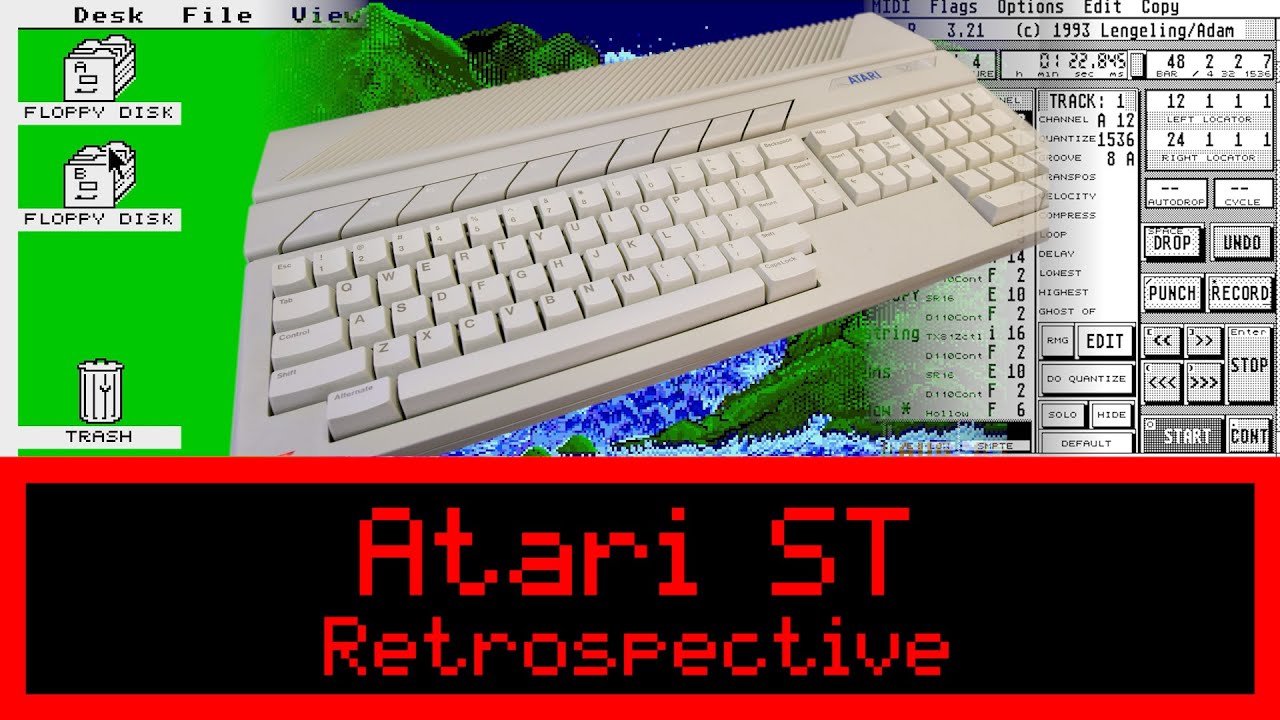 Atari ST Retrospective Exhibit Demo at Vintage Computer Festival VCF East