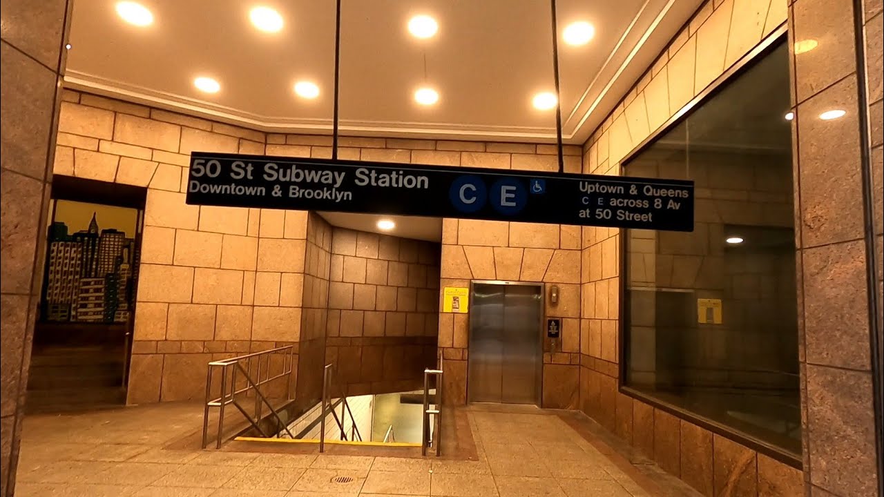 MTA NYC Subway: R160A-2, R160B, R179 & R211A (A) (C) (E) Trains + A Tour of the 50th Street Station 