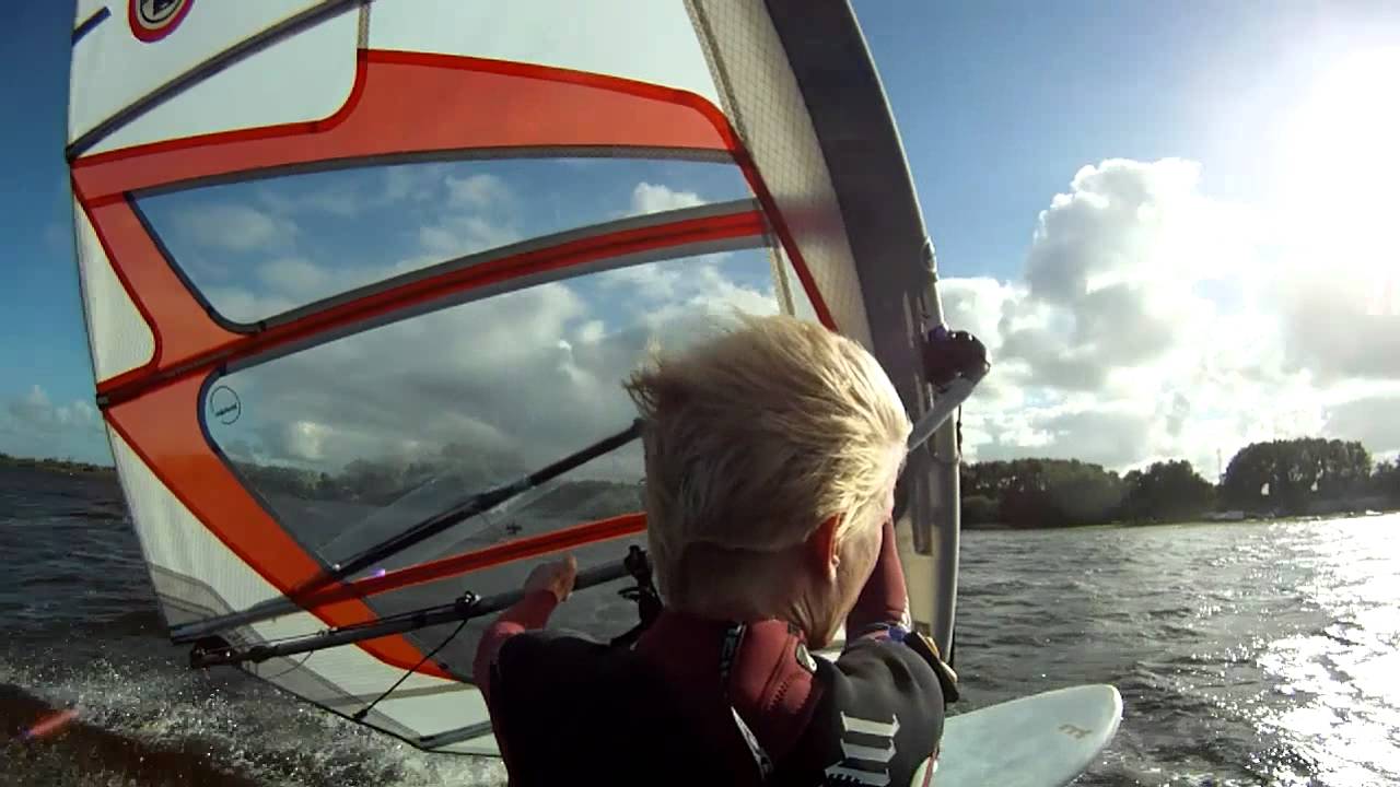 Windsurfen Groote Wielen 07-10-2012 clipje