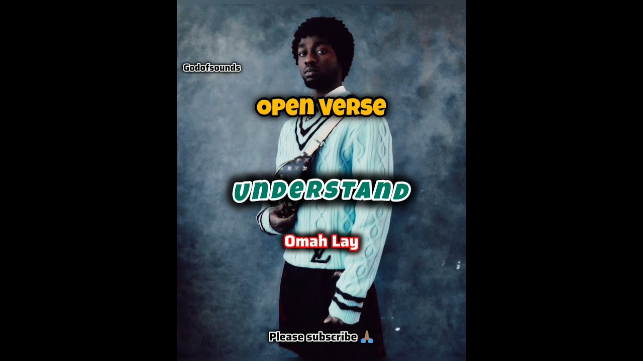 Omah Lay - Understand | Freebeat ( Open Verse ) Instrumental Hook Afrobeat Beat + Hook by Triple V