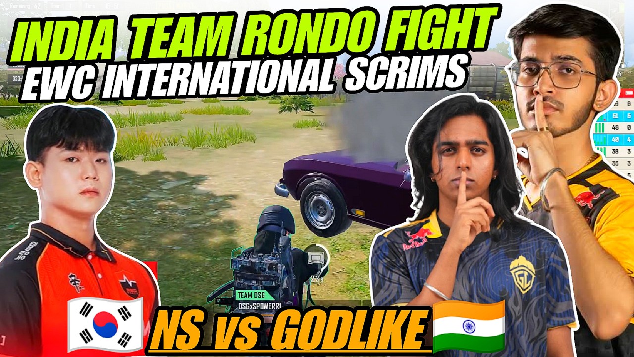 India Team GodLike🇮🇳 vs NSR🇰🇷 in International Scrims 🔥 KONG CREW & DSG EWC Scrims ✅ S8UL EWC