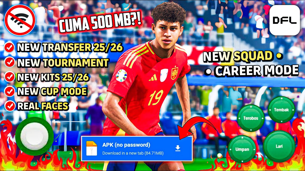 UPDATE 2026!!! FIFA 16 TERBARU 2026 | SPESIAL EFOOTBALL 2026 | ANDROID OFFLINE!