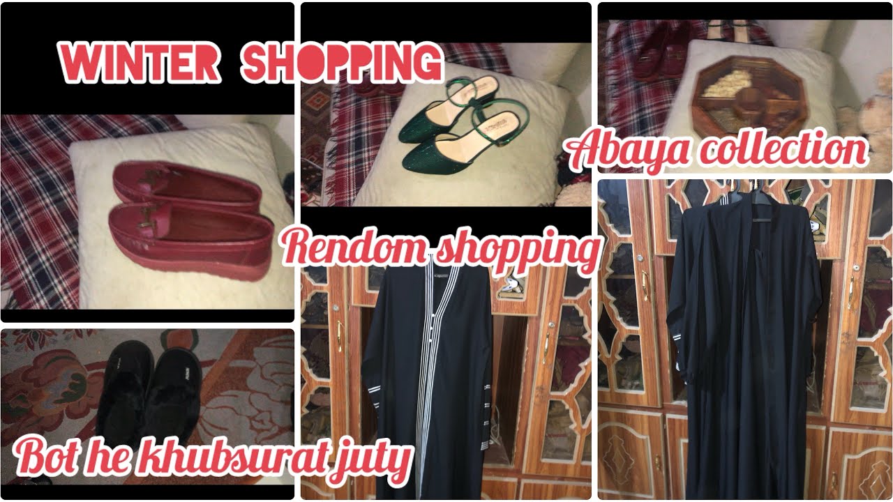 Winter shopping #minivlog #shoes #abayafashion #minivlog #shoppingvideo #vlog #dress 