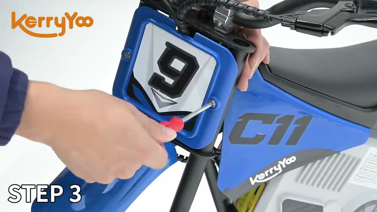 KerryYoo C11 Electric Dirt Bike &mdash; Easy Assembly Tutorial