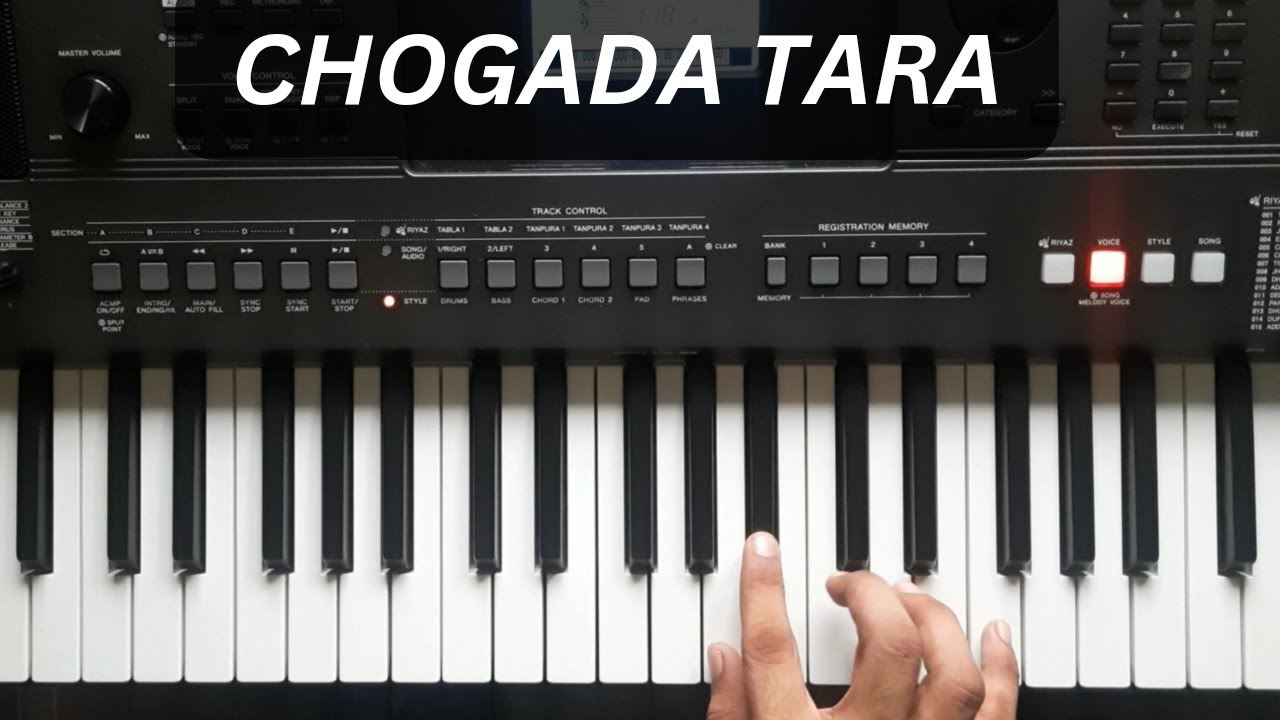 'Chogada Tara' song on Piano | Navratri Garba Song | Loveyatri | Music with Preet