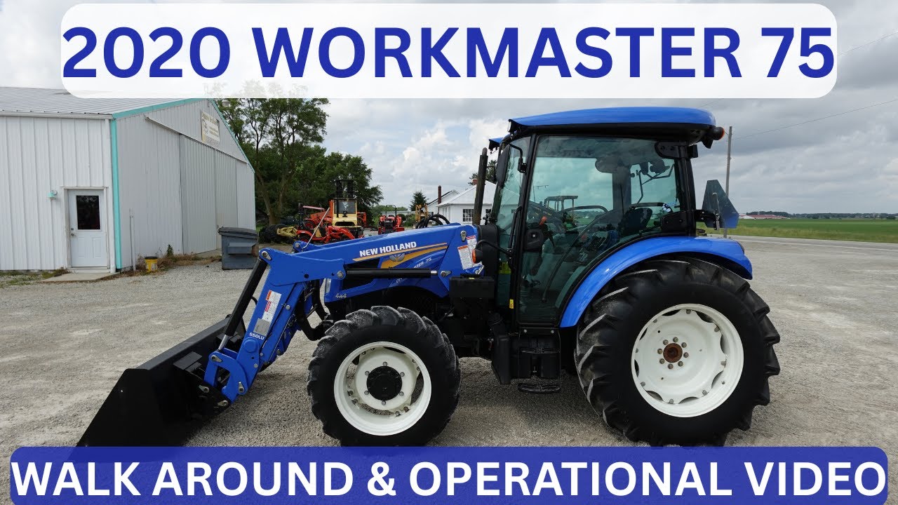 2020 New Holland Workmaster 75 Tractor Walk Around & Operational Video     $39,900