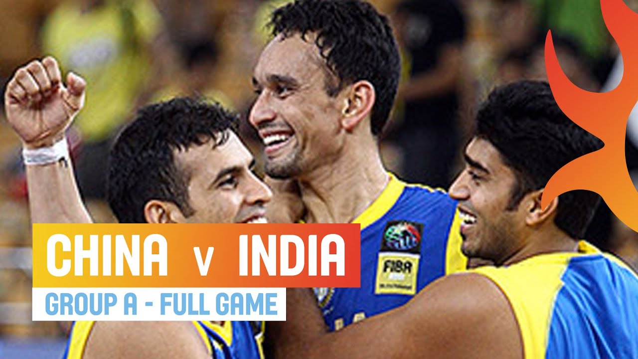 China v India - Full Game Group A - 2014 FIBA Asia Cup
