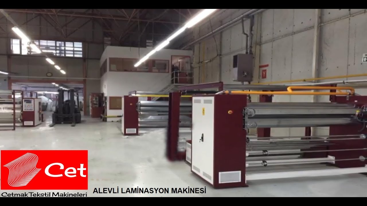 Alevli Laminasyon Makinesi 430cm