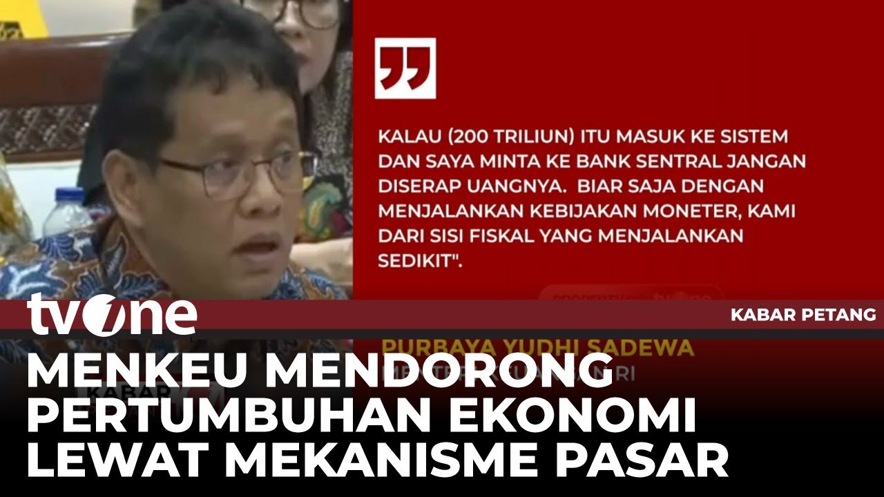 Menkeu Purbaya Akan Tarik Dana Pemerintah Rp 200 Triliun dari BI | Kabar Petang tvOne