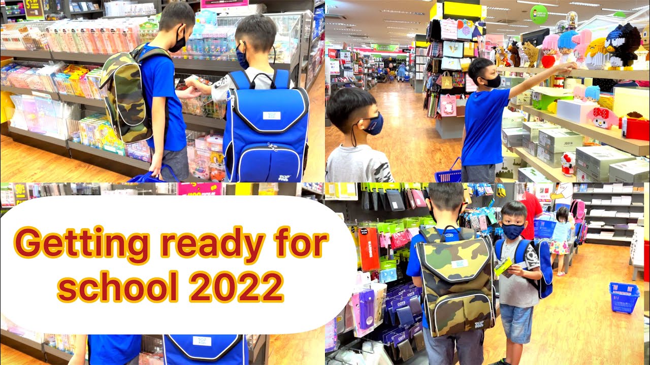 Getting ready for school 2022 for my Children||Tuoi Singapore