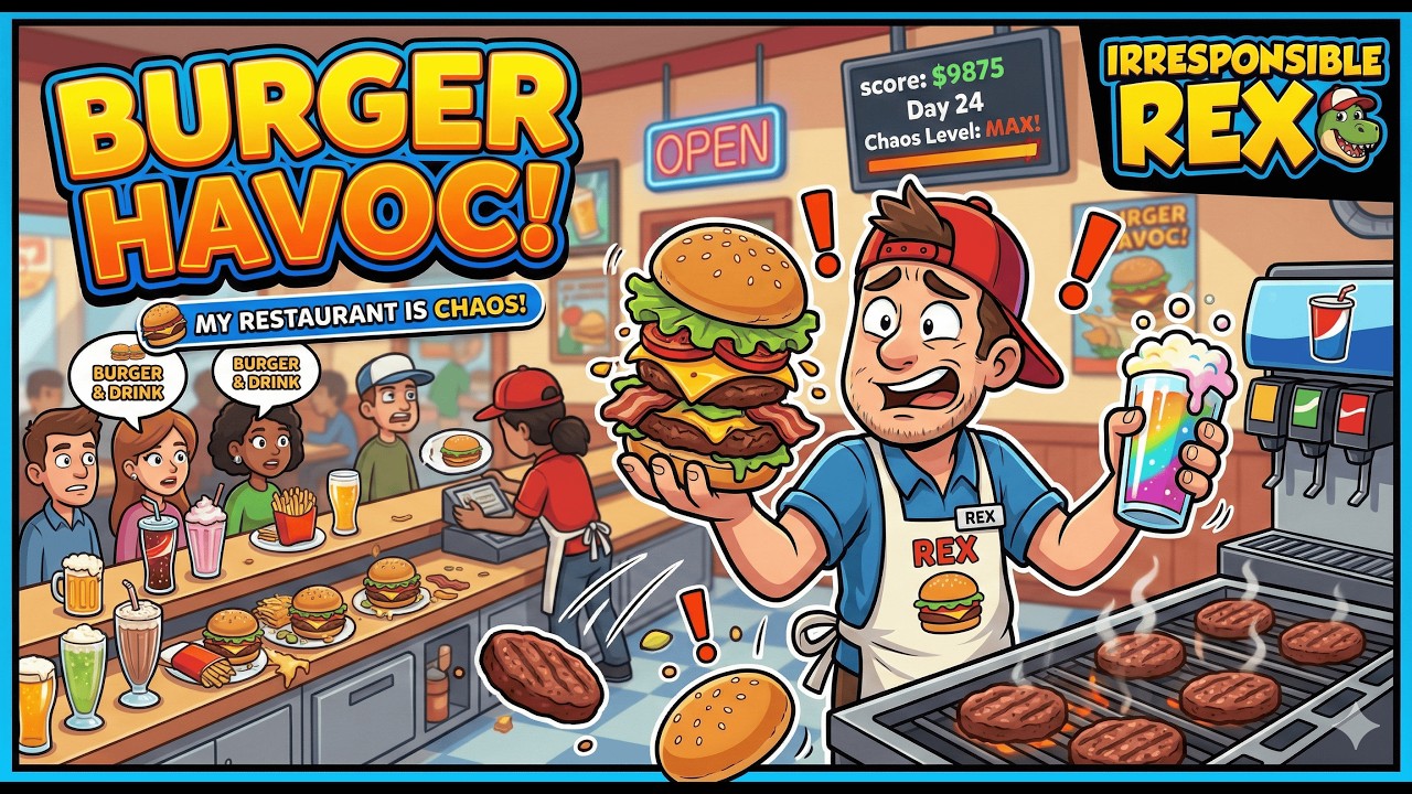 Opening our new Burger Joint | Burger Shift Team Rush Prologue