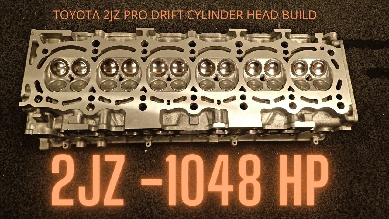 Toyota 2JZ monster power cylinder head build ! 1048 HP !