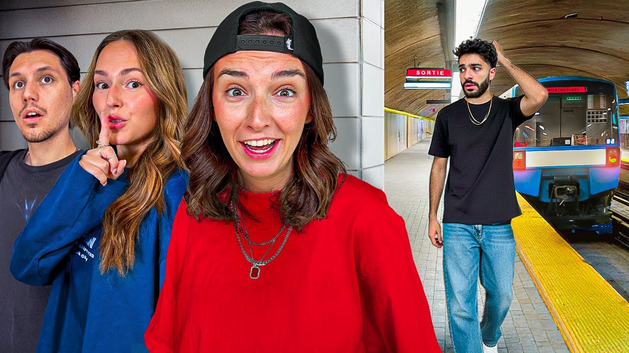 CACHE-CACHE DANS LA VILLE SOUTERRAINE DE MONTRÉAL ! (ft. Shahin, Alexane et Alex)