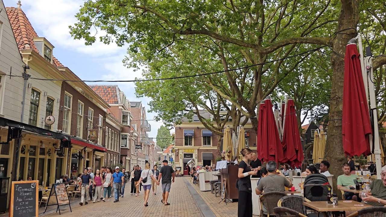 Sunny Summer Walk in Delft City Center, The Netherlands | #eleonoraswalks