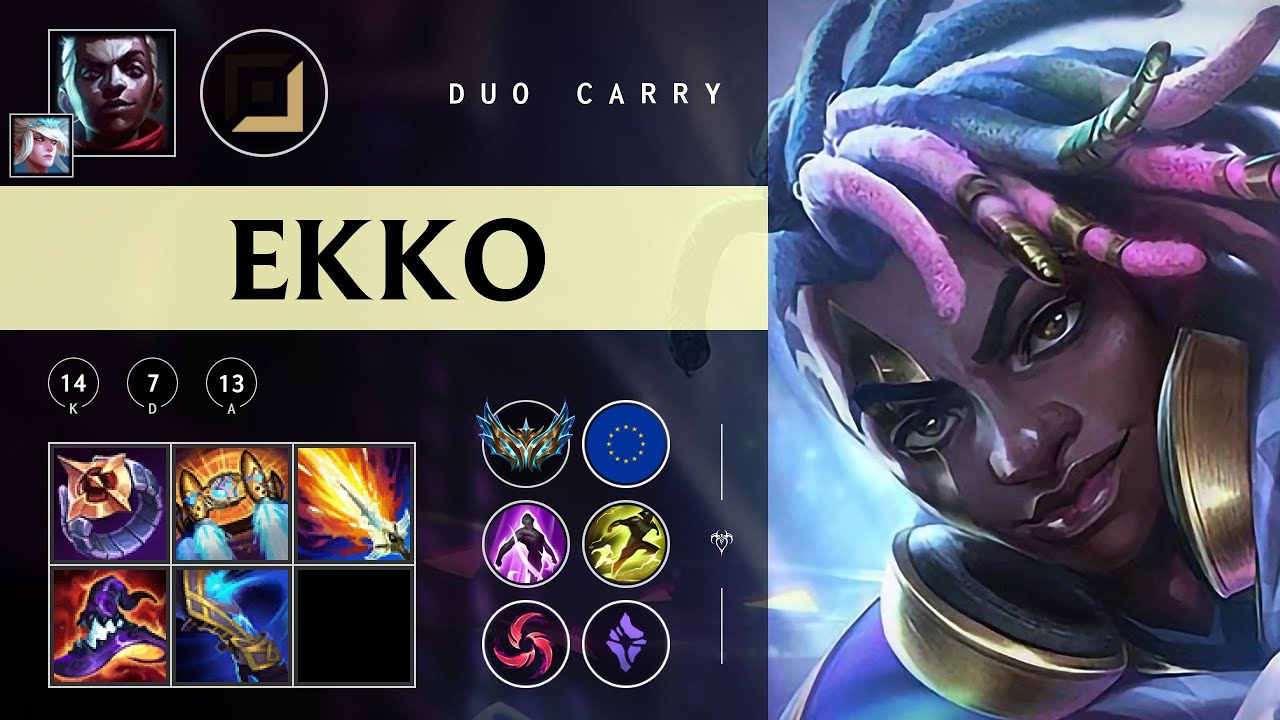 Ekko Carry vs Varus - EUW Challenger Patch 25.22
