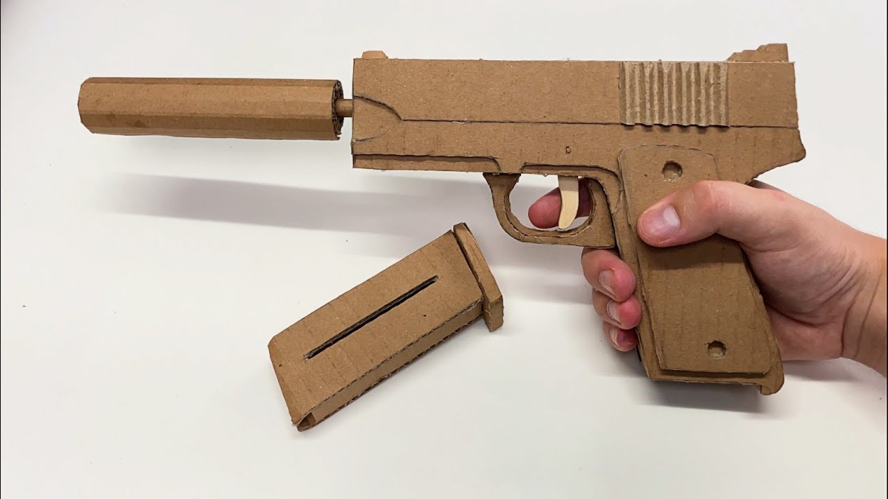 How to make a cardboard gun that shoots