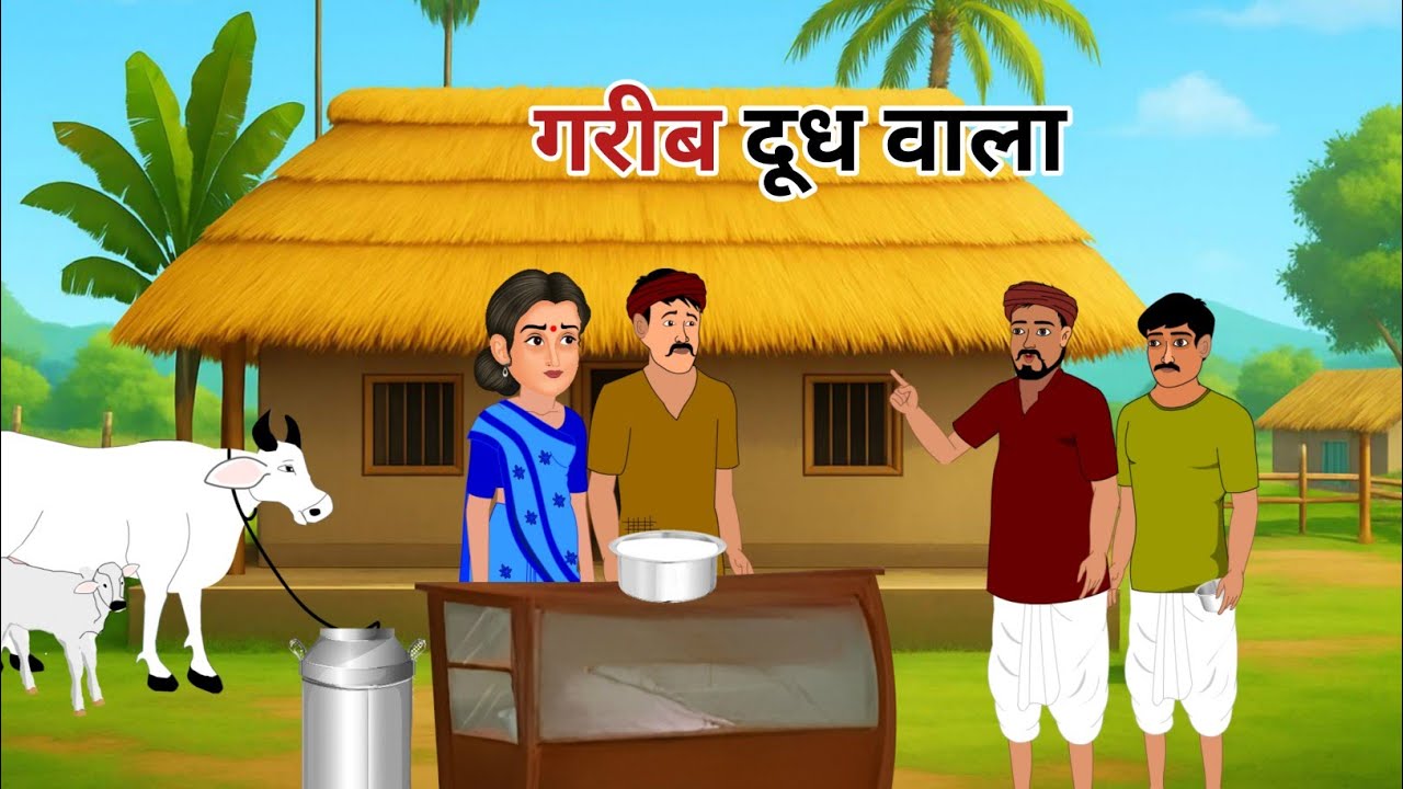 गरीब दूध वाला | garib doodh wala | hindi kahaniya | moral stories | cartoon 