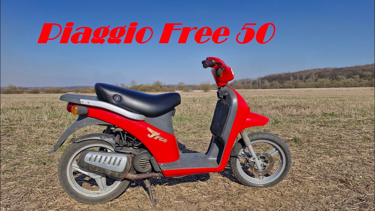Редкий скутер Piaggio Free 50, восстановление рабочего состояния