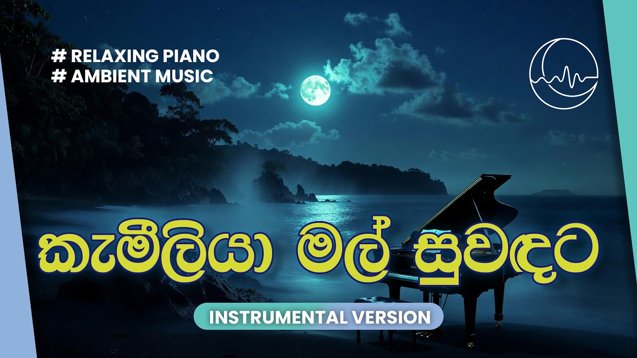 Kameliya Mal Suwadata Extended (Instrumental) | Nostalgic Sinhala Piano for Relaxing & Studying