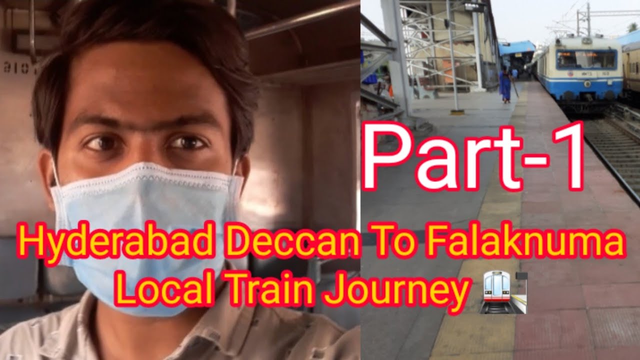 Hyderabad Deccan To Falaknuma🚉 Local Train || Part-1|| MMTS Journey