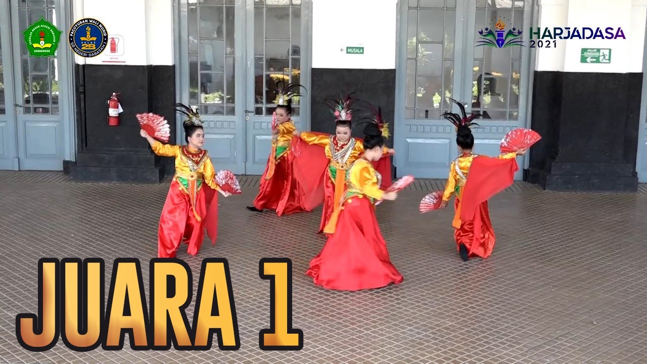 CANTIK! Tari Nirmala Kelas 2B SDN Dabasah 1 Bondowoso | Harjadasa 2021 | Sobat Agam Delasty