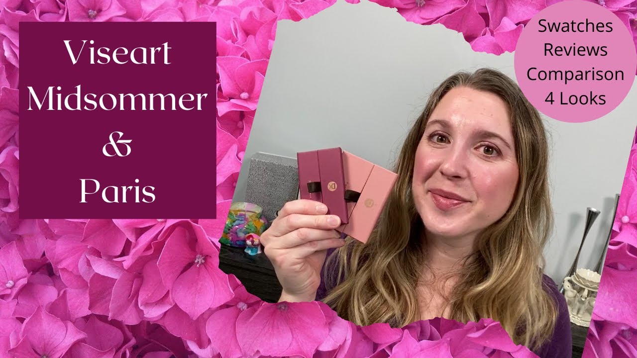 VISEART MIDSOMMER PETIT PRO & PARIS EDIT: Swatches, Comparison, Review, and 4 Looks!