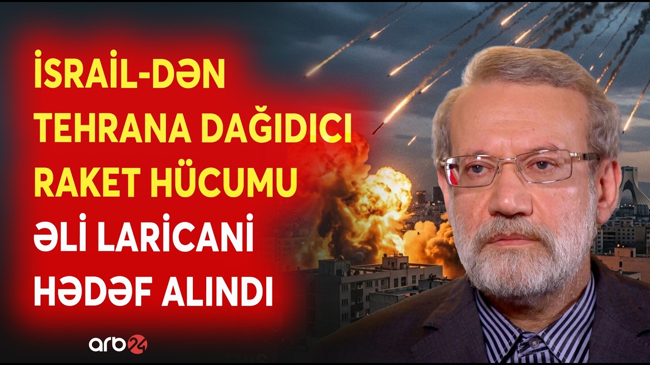 TƏCİLİ! Əli Laricaninin olduğu ərazilər BOMBARDMAN EDİLDİ - İsraildən DƏHŞƏTLİ RAKET HÜCUMU - CANLI